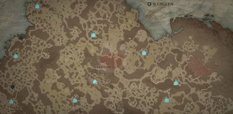 Scosglen Waypoints in Diablo 4