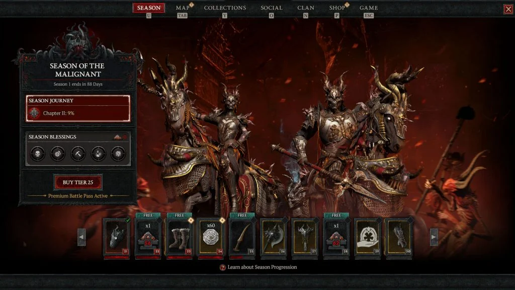 Diablo IV: How to View Season 1 Objectives