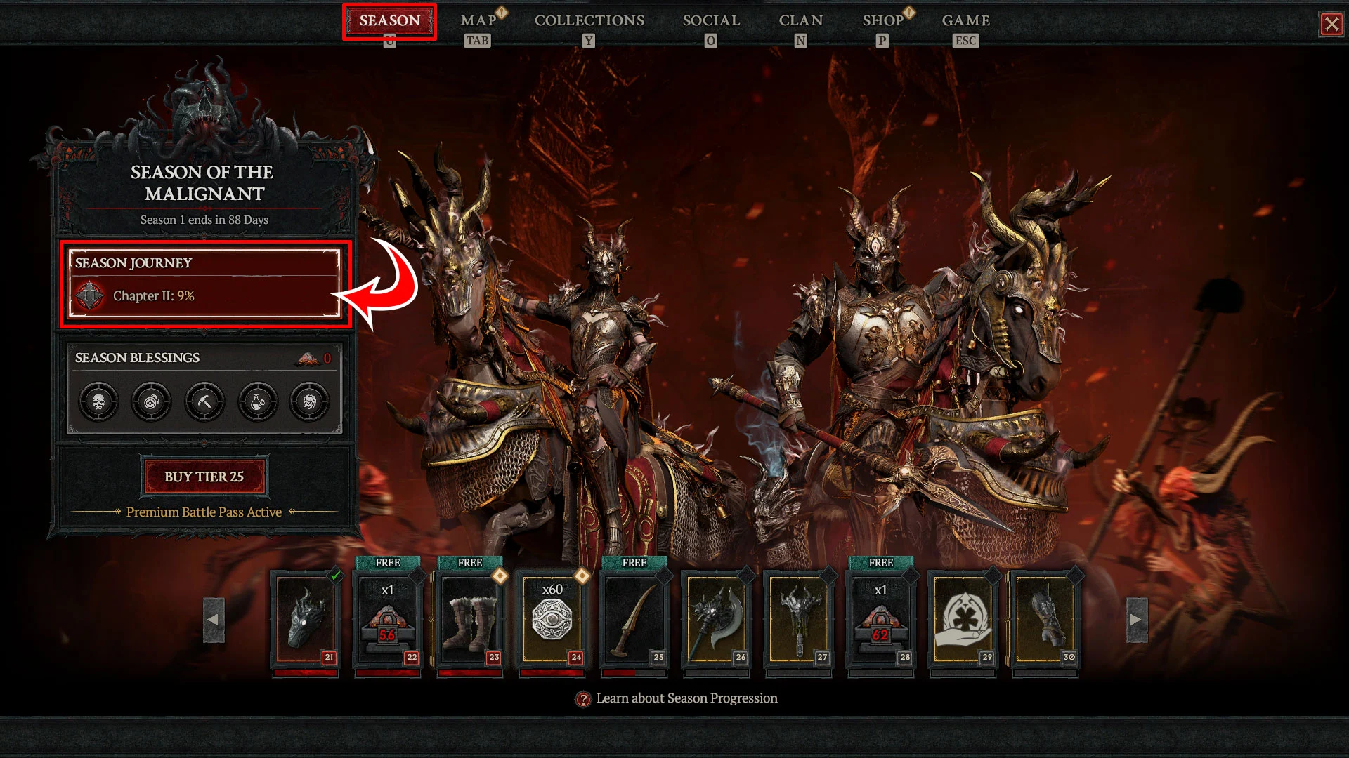 Diablo IV: How To View Season 1 Objectives - Gamer Digest