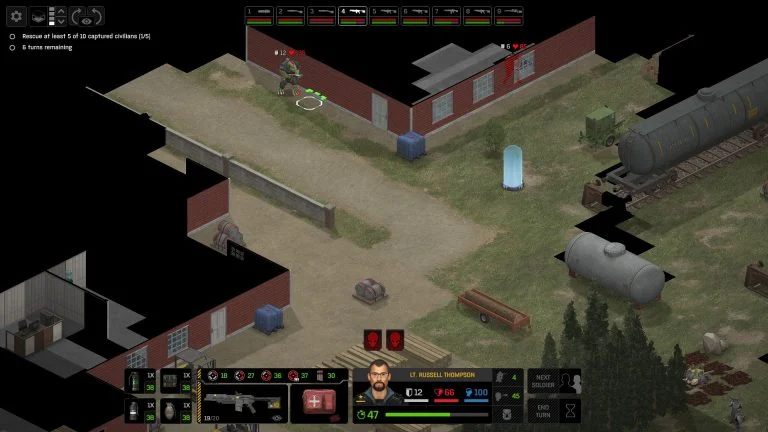 Xenonauts 2 screenshot Lt. Russell Thompson