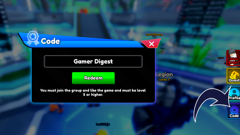 Anime Rangers X Codes section in Roblox